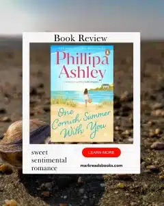 Graphic of One Cornish Summer With You by Phillipa Ashley Review Instagram post