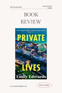Review graphic of Private Lives by Emily Edwards for a Pinterest pin