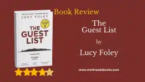The Guest List by lucy Foley blog title graphic
