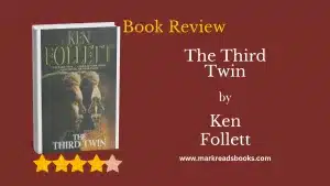 Graphic of The Third Twin by Ken Follett blog title graphic