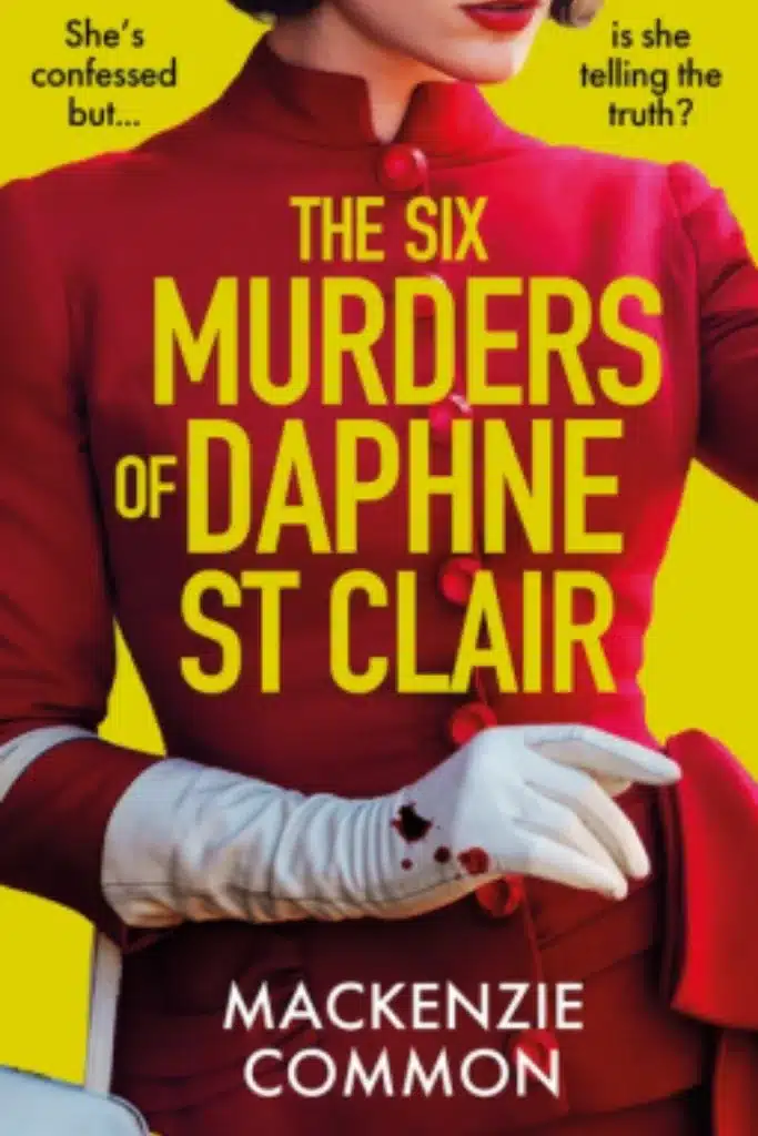 grapphic of The Six Murders of Daphne St Clair by MacKenzie Common Book cover