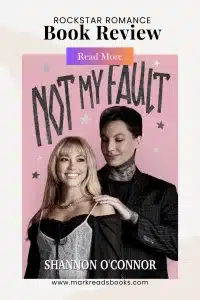 Graphic of Not My Fault by Shannon O'Connor Pinterest pin