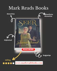 graphic of The Seer by Sanna Brand review Instagram post