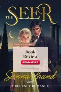 graphic of The Seer by Sanna Brand review Pinterest pin