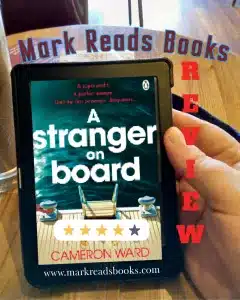 a graphic of A Stranger on Board by Cameron Ward Instagram post