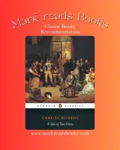 graphic of A Tale of Two Cities by Charles Dickens review Instagram post