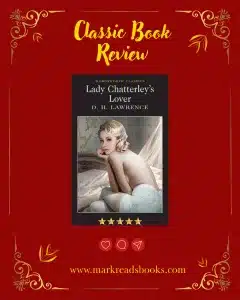 graphic of Lady Chatterley’s Lover by D.H. Lawrence review Instagram post