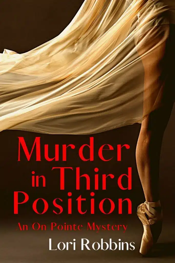graphic of Murder in the Third Position by Lori Robbins book cover