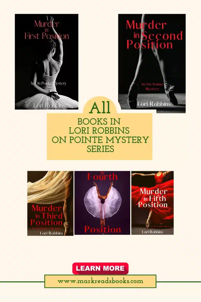 Graphic of On Pointe Series by Lori Robbins Pinterest Pin