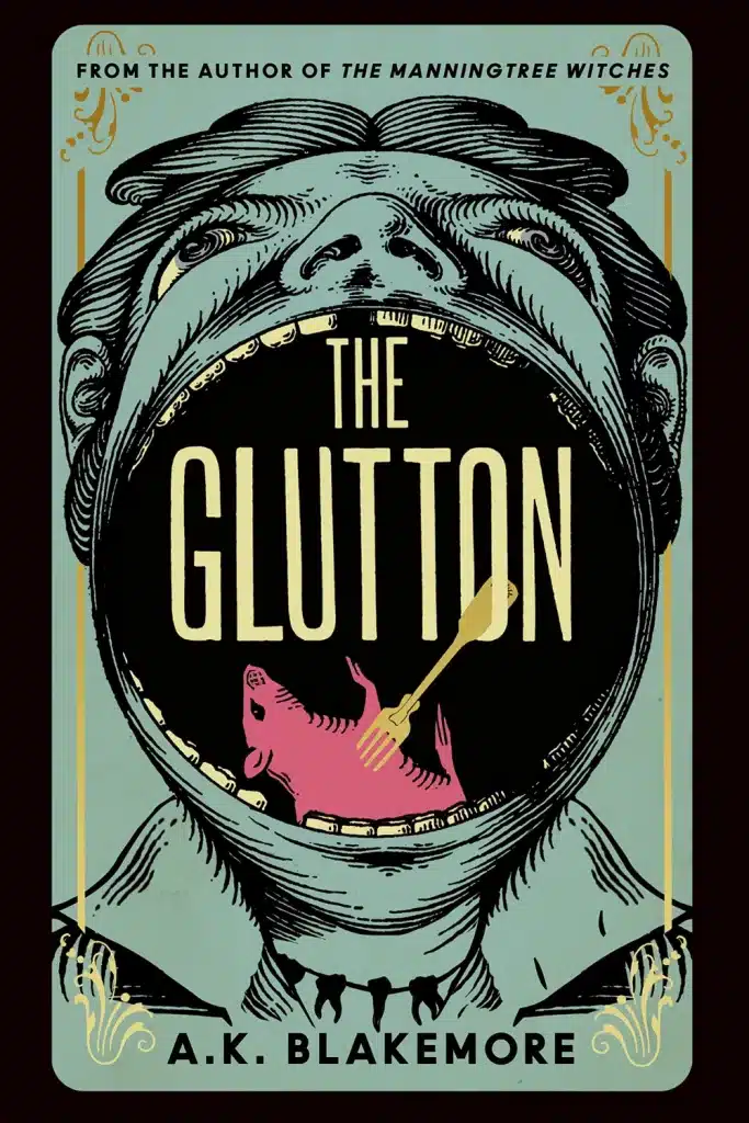 graphic of The Glutton by A.K. Blakemore Book cover