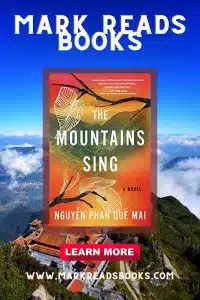graphic of The Mountains Sing by Nguyễn Phan Quế Mai review Pinterest pin