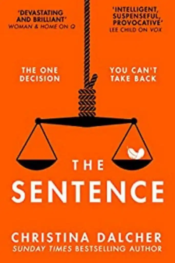 graphic of The Sentence by Christina Dalcher Book cover