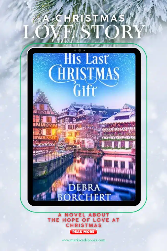 graphic of His Last Christmas Gift by Debra Borchert review Pinterest pin