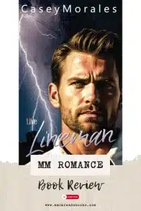 graphic of The Lineman by Casey Morales Review Pinterest pin