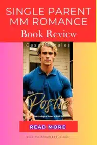 graphic of The Postie by Casey Morales review Pinterest pin