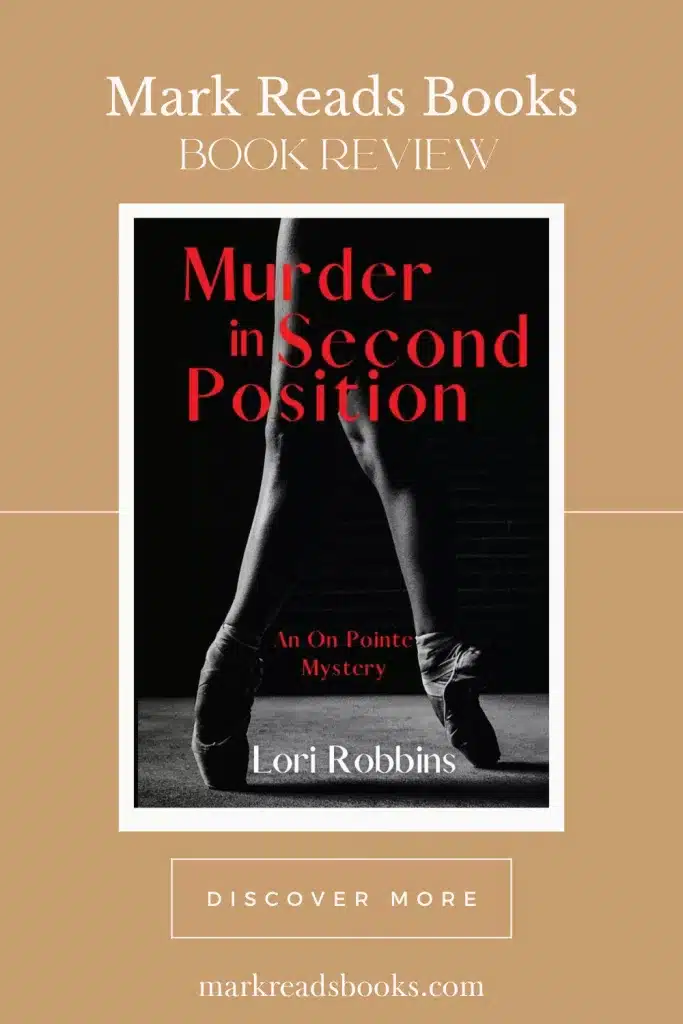Murder in Second Position by Lori Robins review Pinterest pin