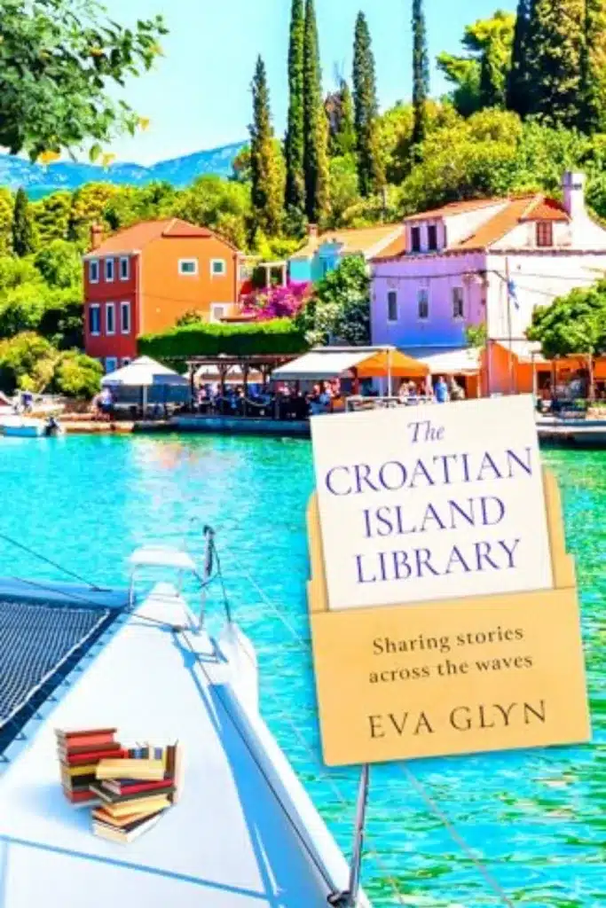 graphic of The Croatian Island Library by Eva Glyn Book cover