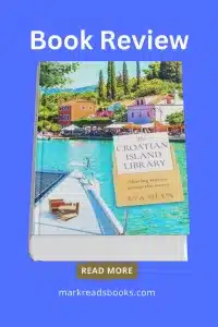 graphic of The Croatian Island Library by Eva Glyn review Pinterest pin