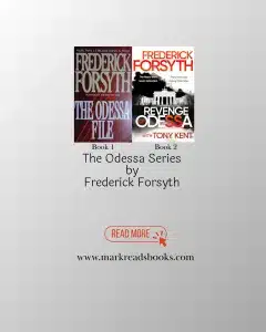 Graphic of The Odessa Series by Frederick Forsyth Instagram post