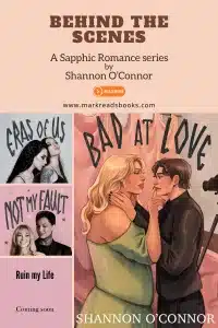 graphic of Behind the Scenes Series by Shannon O'Connor Pinterest pin