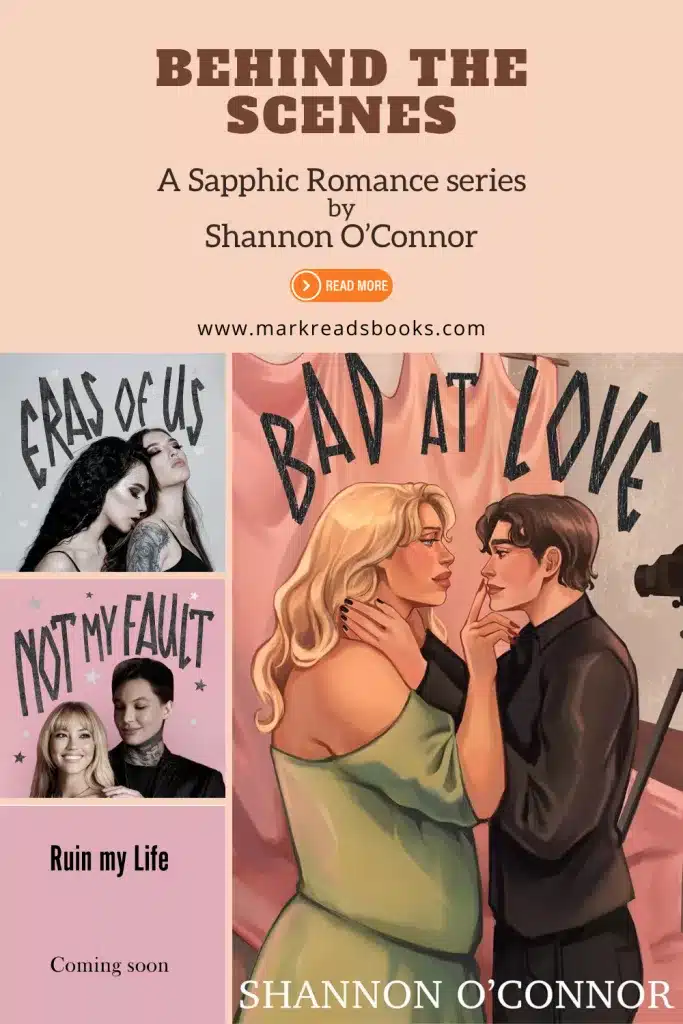 graphic of Behind the Scenes Series by Shannon O'Connor Pinterest pin
