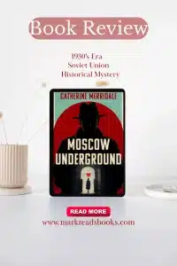 Graphic of Moscow Underground by Catherine Merridale Review Pinterest pin