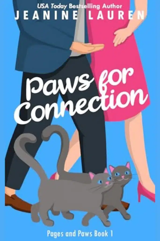 Graphic of Paws for Connection by Jeanine Lauren Book cover