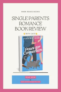 Graphic of Paws for Connection by Jeanine Lauren Review Pinterest pin