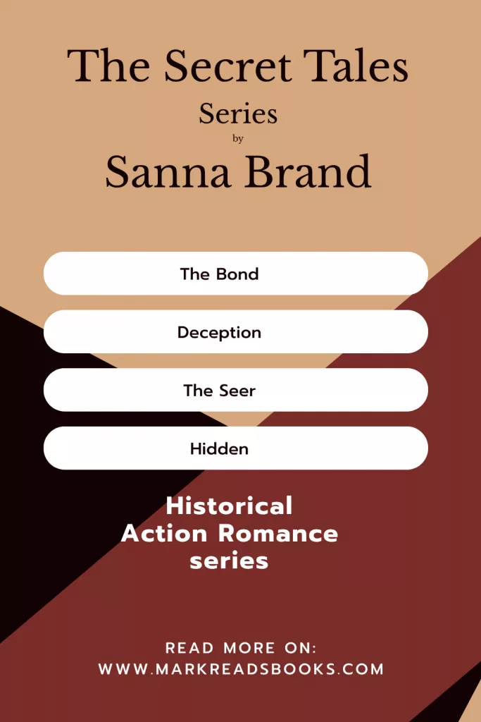 graphic of The Secret Tales Series by Sanna Brand suitable for Pinterest