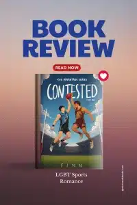 graphic of Contested by Finn review Pinterest pin