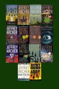 graphic of standalone novels by Jeffrey Archer book covers